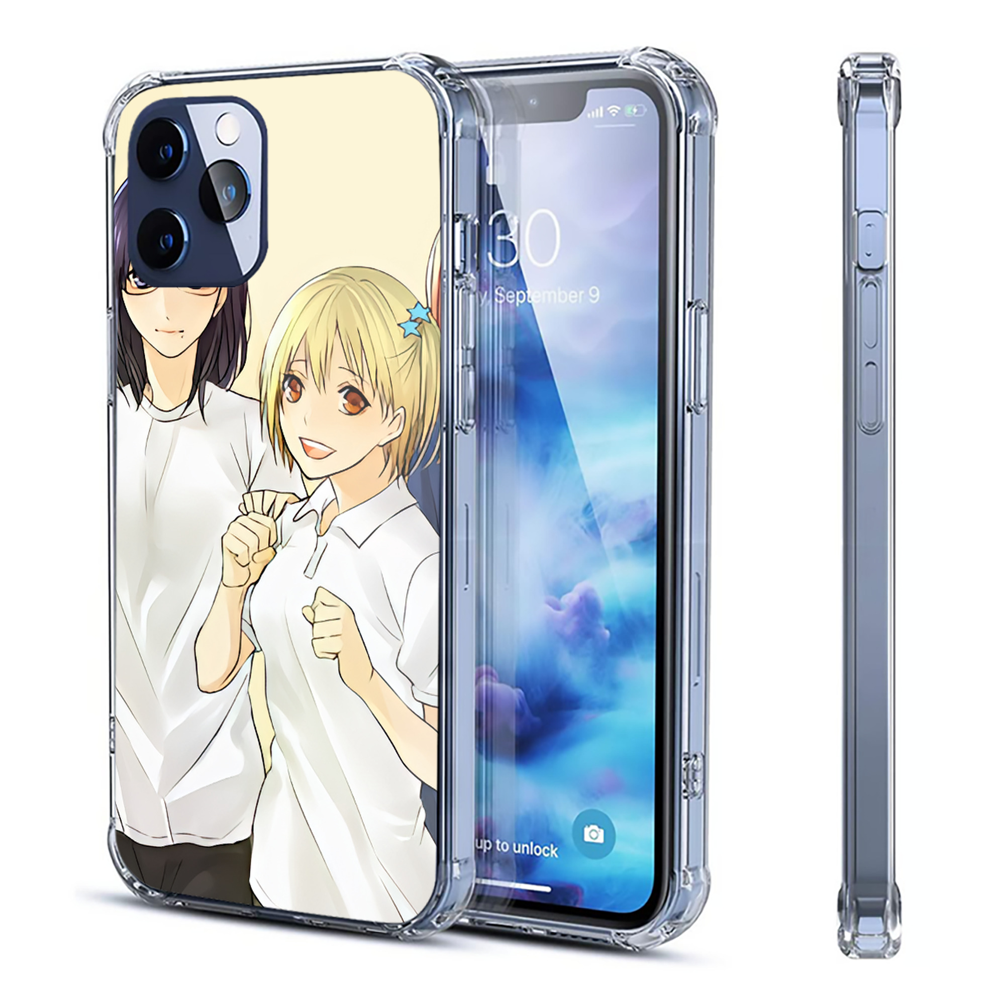 （画像用） ハイキュー!! Haikyu!! 【iPhone 12シリーズ対応】透明スマホケース（クリアソフトケース）